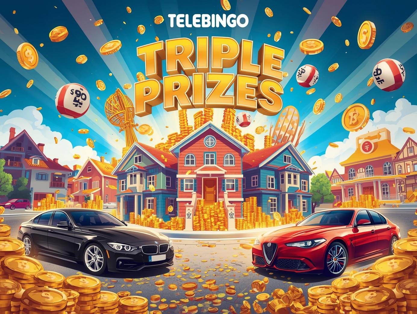 Premios del Telebingo Triple: Pozos, Casas y Vehículos